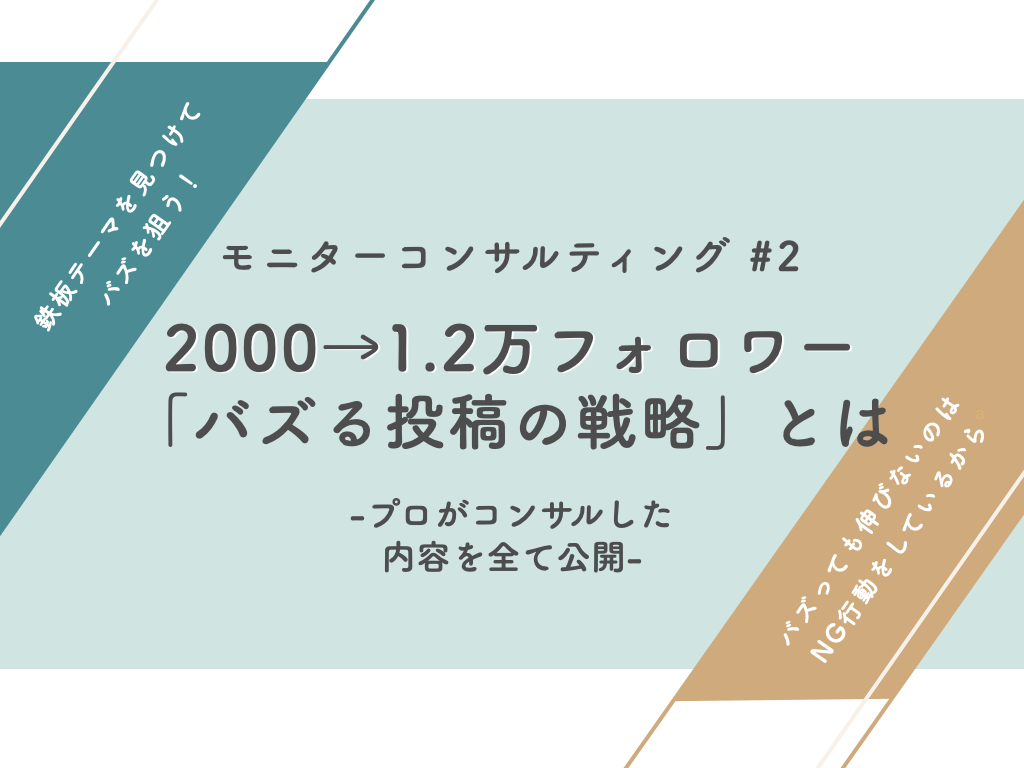 バズ投稿のメカニズム】3ヶ月で1万フォロワーを増やした、バズ投稿の